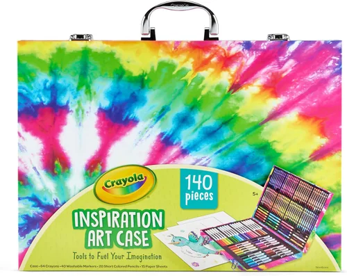 Crayola Inspiration Art Case Coloring Set - Tie-Dye (140ct)